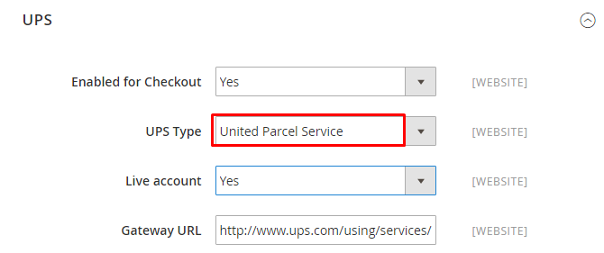Cómo configurar el transportista UPS en su tienda Magento 2