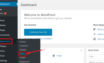 Como agregar un menu de navegacion en WordPress