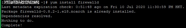Como configurar firewalls usando la linea de comando en CentOS