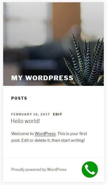 A continuación, le mostramos cómo agregar un botón de clic para llamar a su sitio web de WordPress