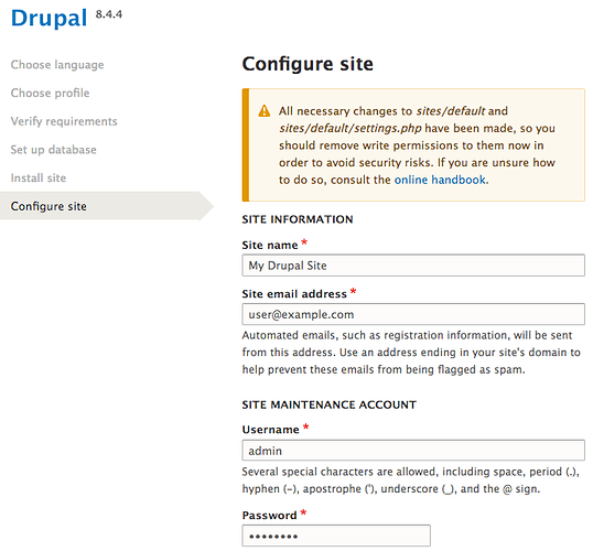 Cómo alojar sitios web de Drupal 8 con servidores NGINX en planes VPS