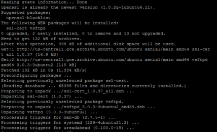 Como configurar un servidor VSFTPD en un VPS Ubuntu 1604