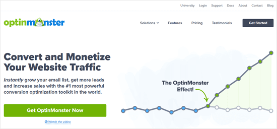 Sitio web OptinMonster