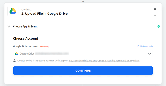 Zapier y Google Drive ahora están conectados