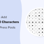 Como agregar caracteres especiales en las publicaciones de WordPress